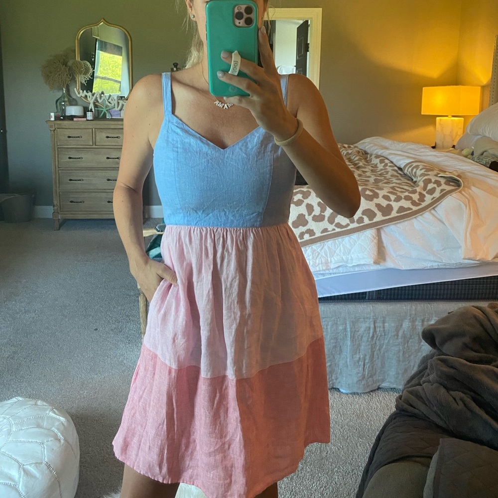 Cynthia Rowley Linen dress small